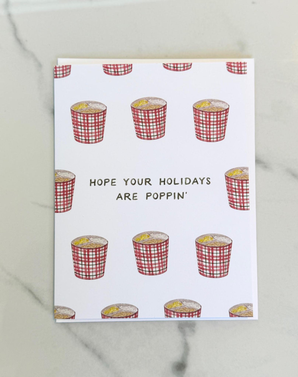 Hope Your Holidays Are Poppin Greeting Card