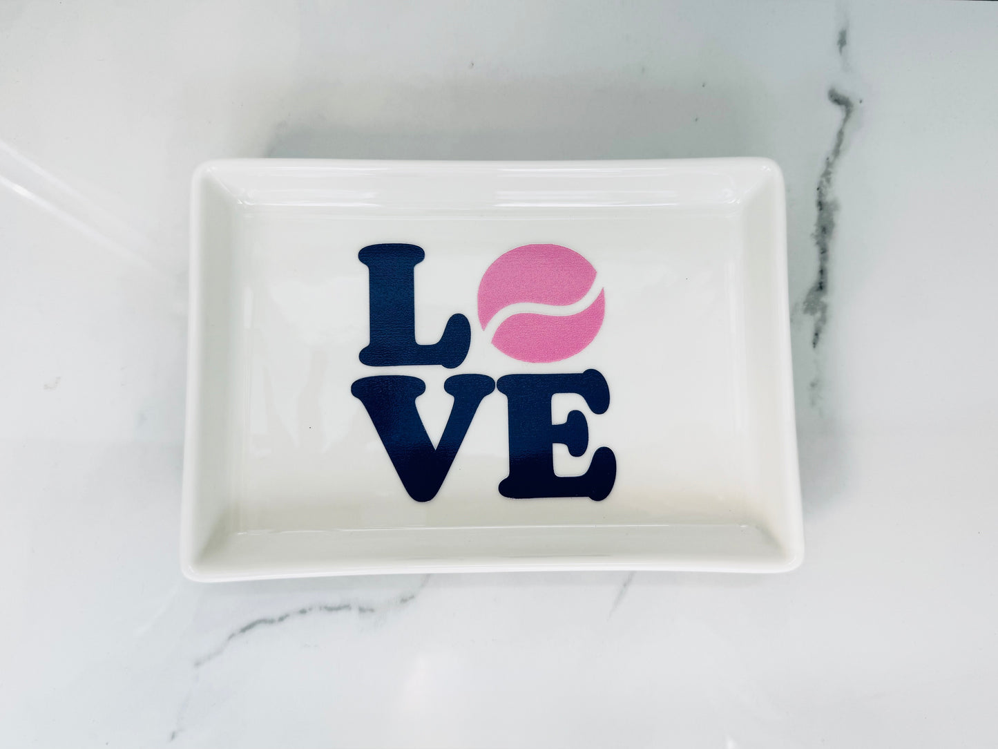 Tennis LOVE Ceramic Tray