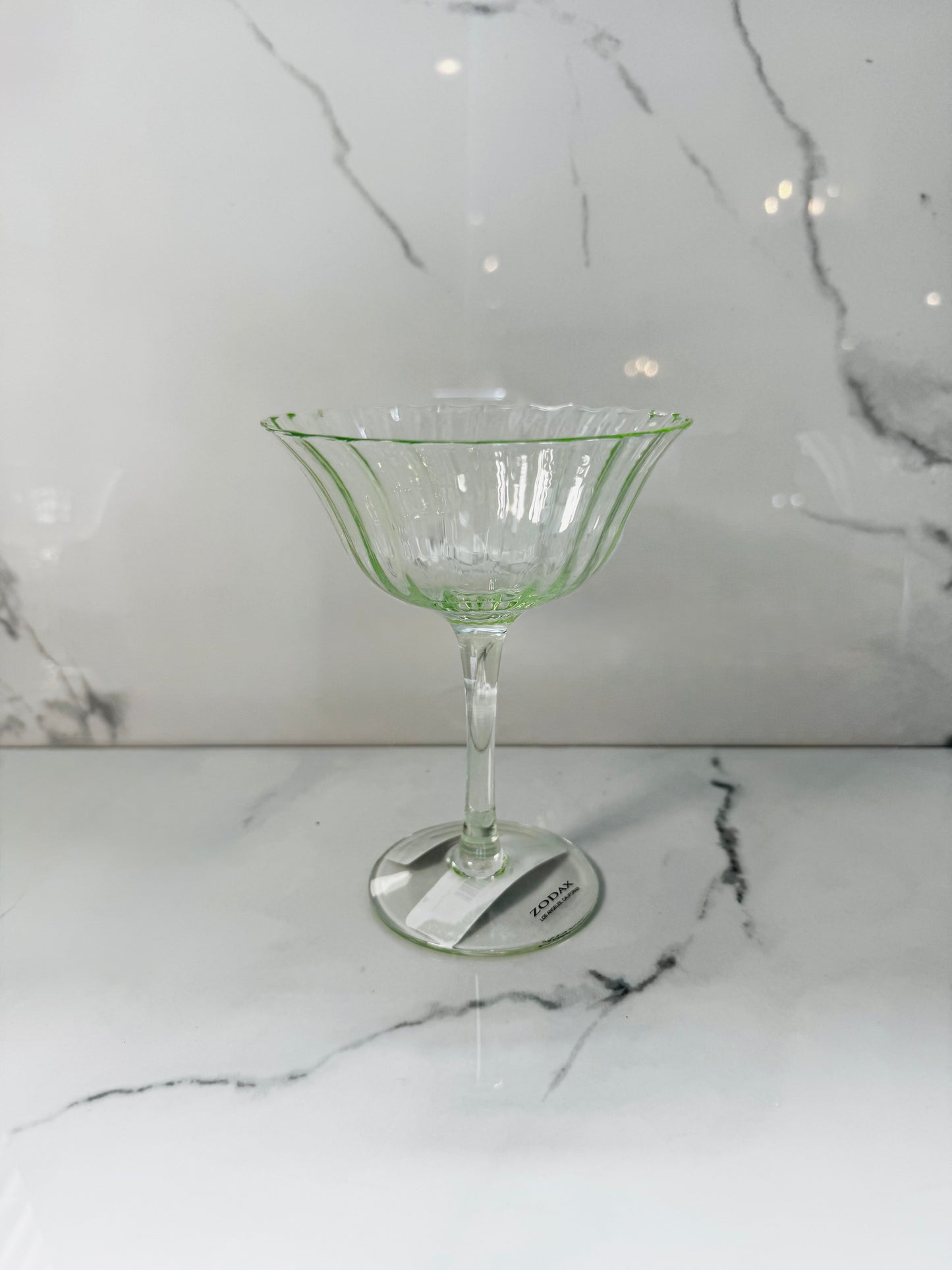 Cocktail Coupe Glass - Green