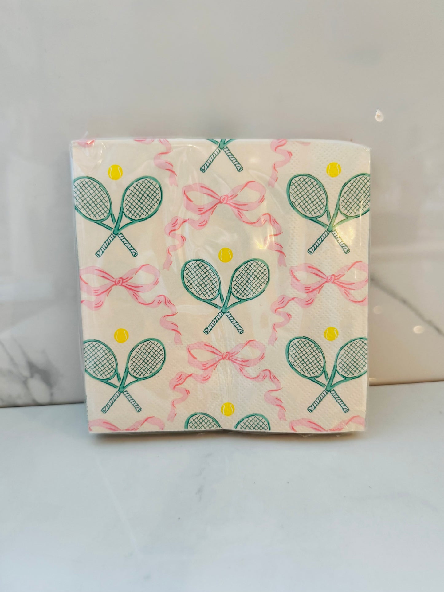 Tennis Bow Cocktail Napkins