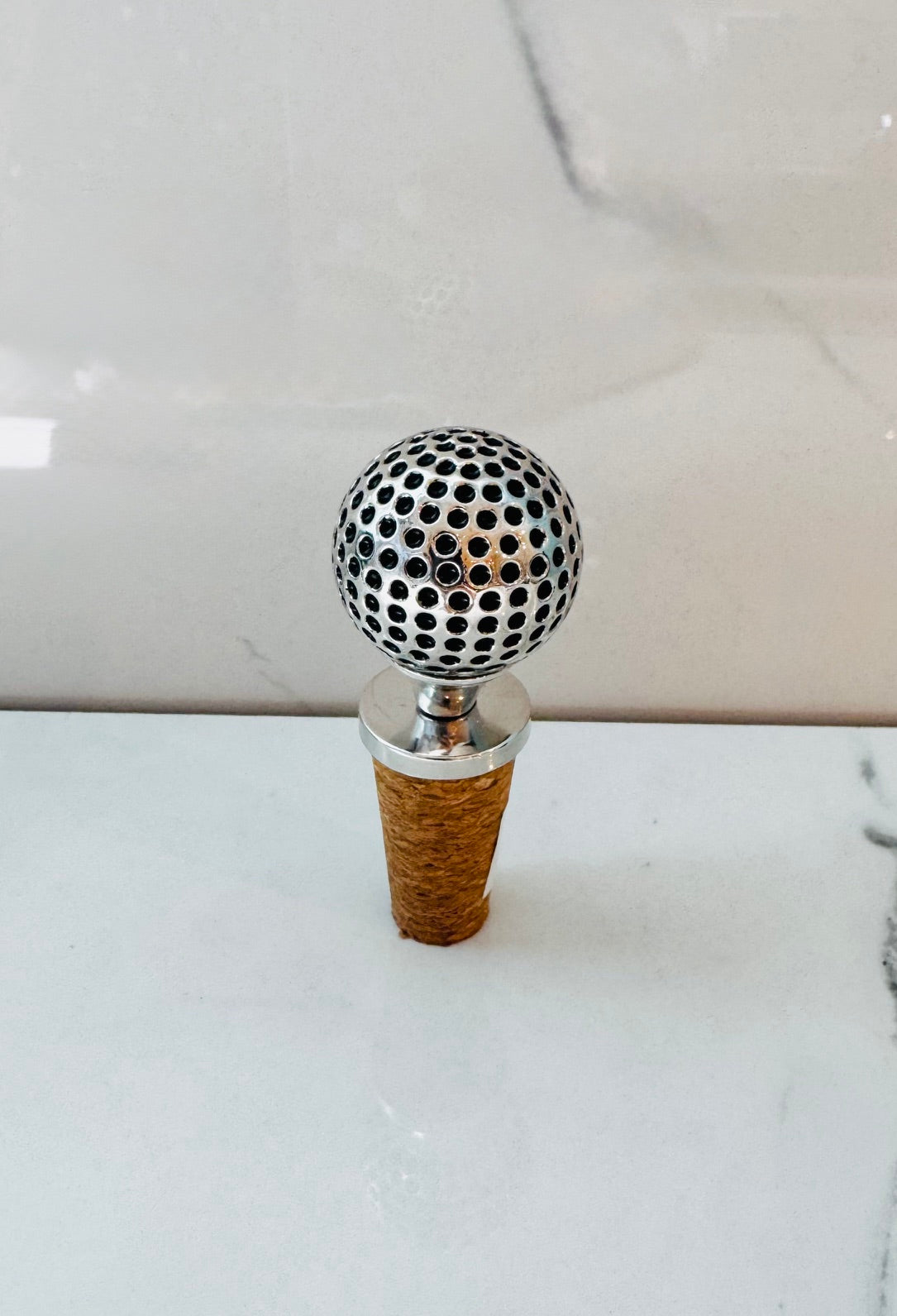 Golf Ball Wine Bottle Stopper