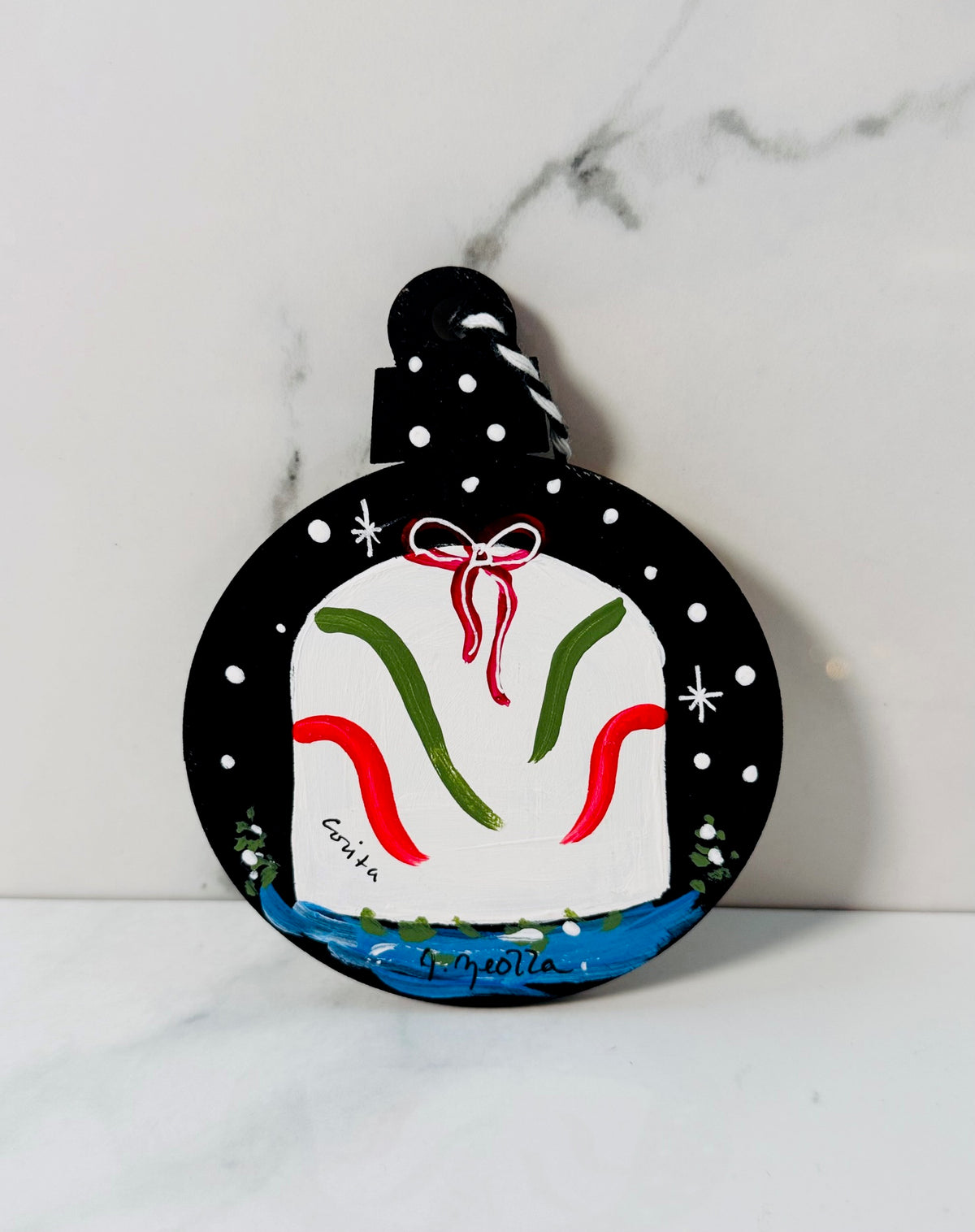 Boston Gas Tank Ornament