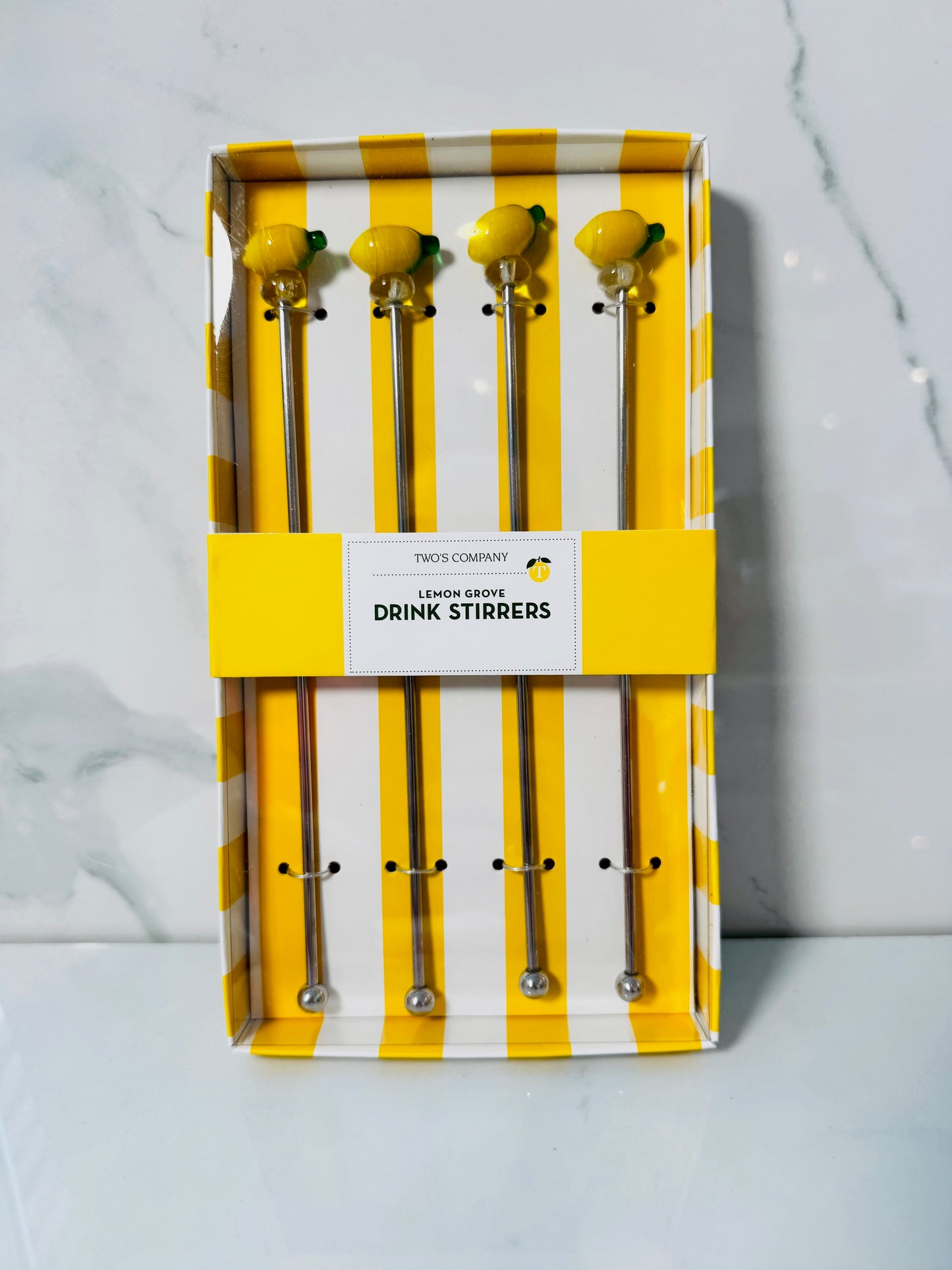 Lemon Stirrers - Set of 4