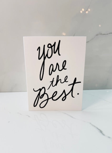 You're the Best Card