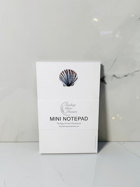 Scallop Shell Mini Notepad