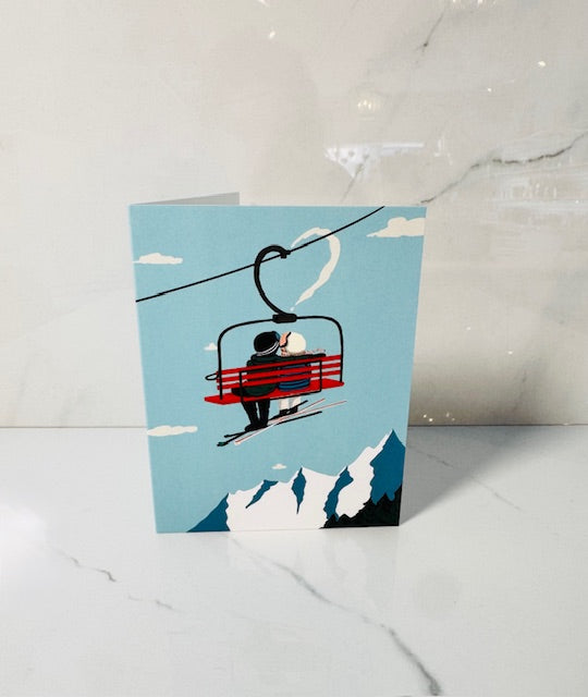 Ski Love Card