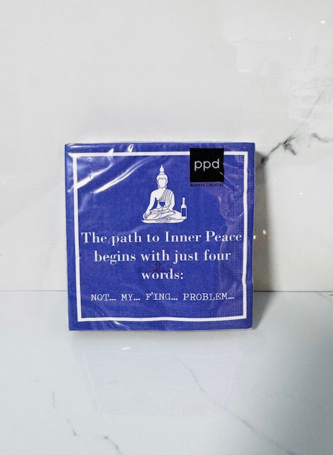 Path to Inner Peace Cocktail Napkin