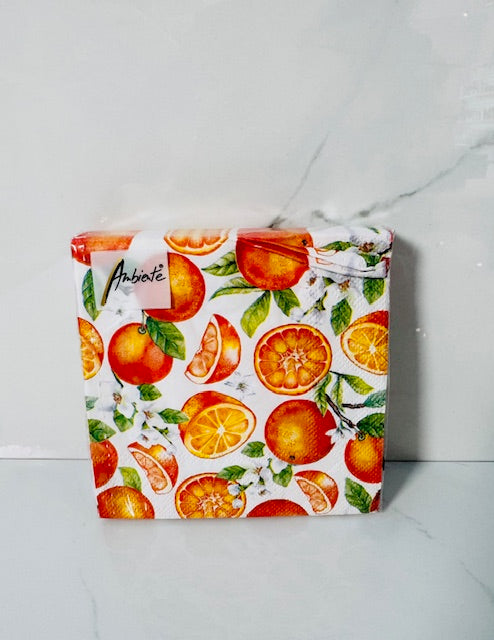 Juicy Oranges Cocktail Napkin