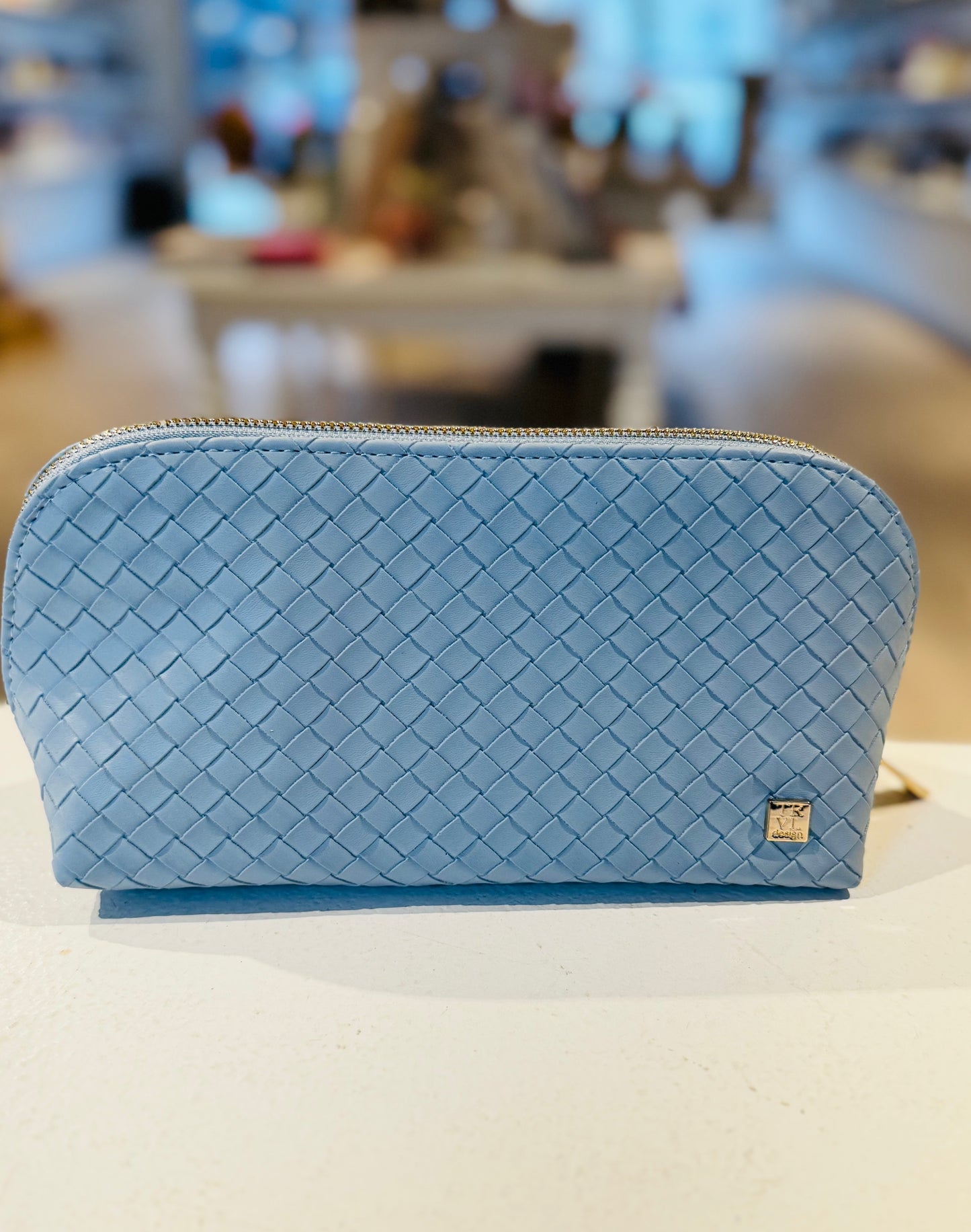 Large Woven Surf Zip Pouch