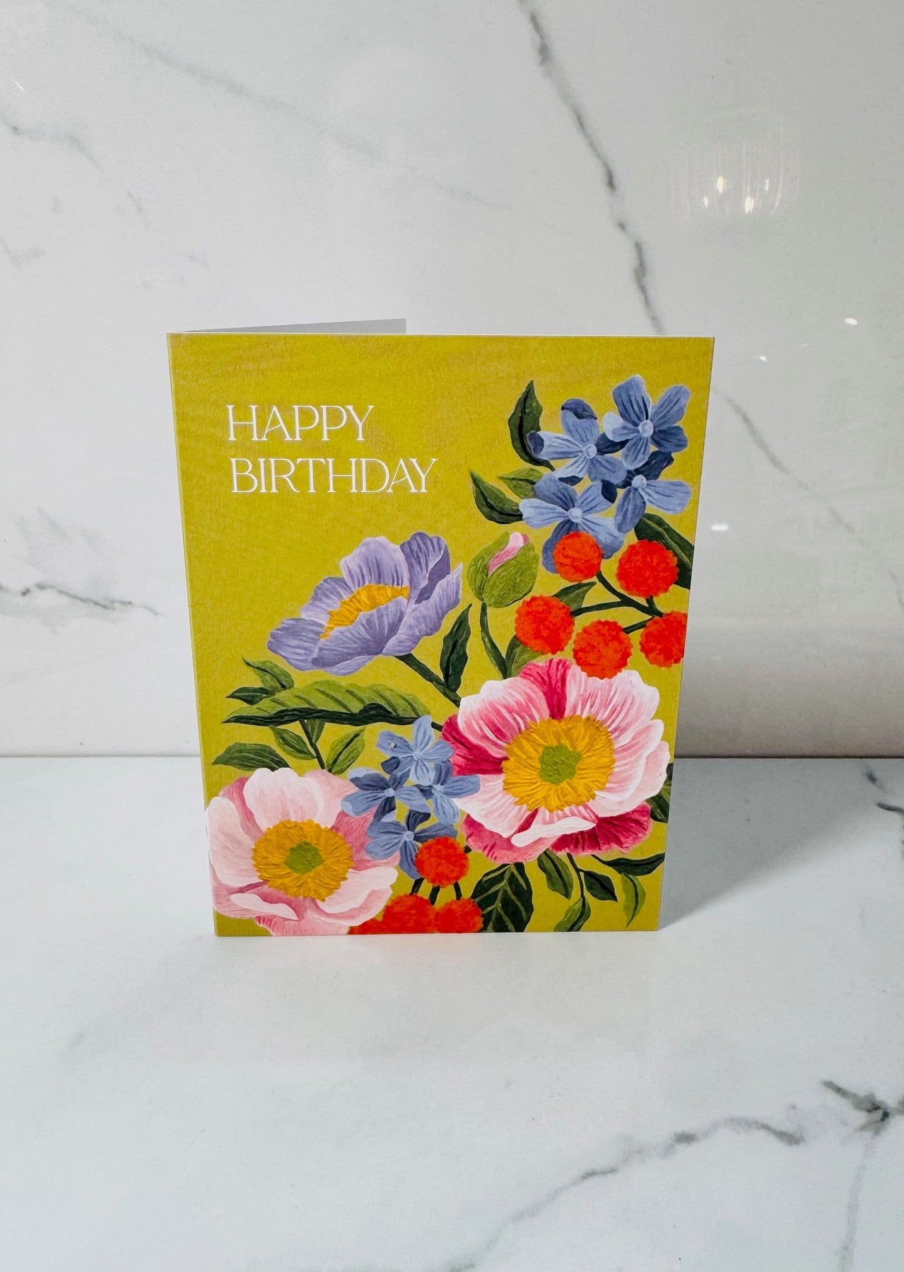 Flora Happy Birthday Card