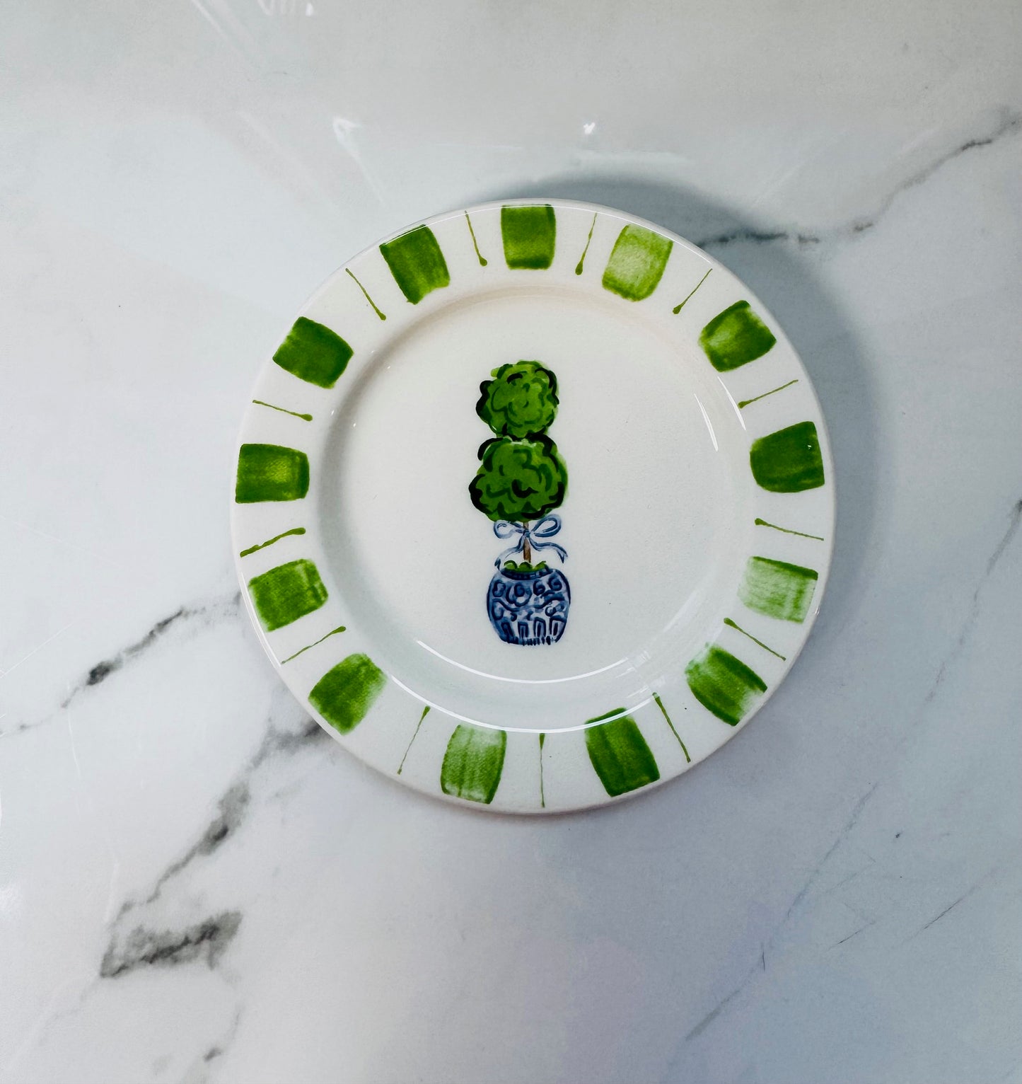 Single Topiary Tidbit Plate
