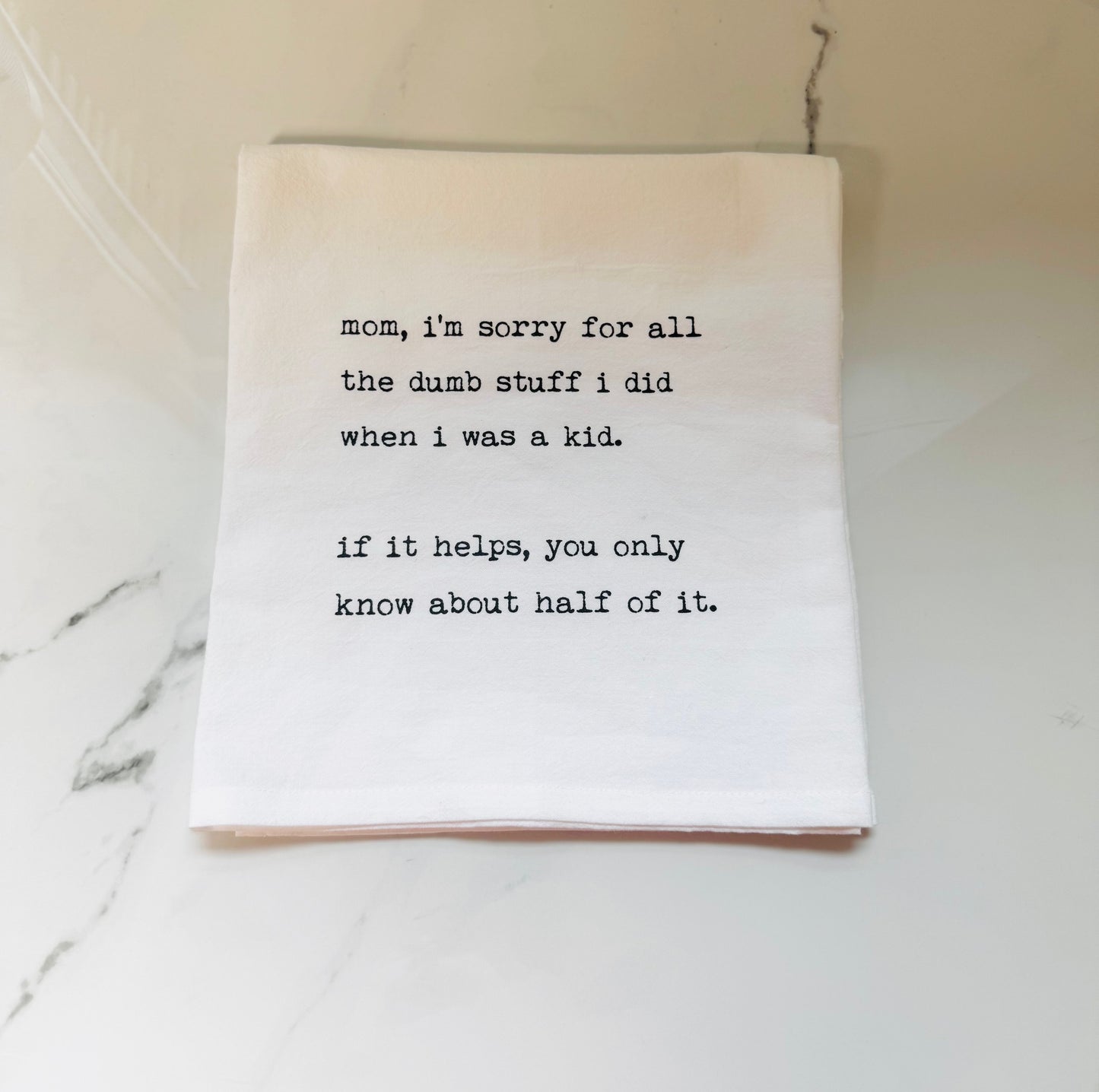 Mom, I'm Sorry Hand Towel