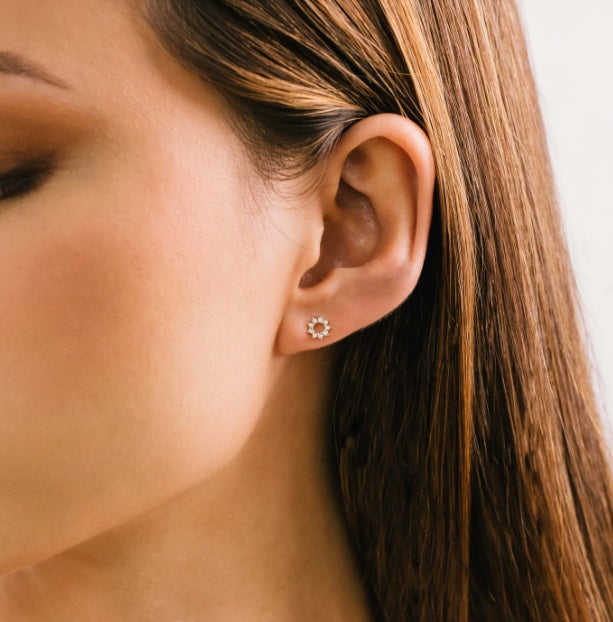 Halo Mini Stud Earrings