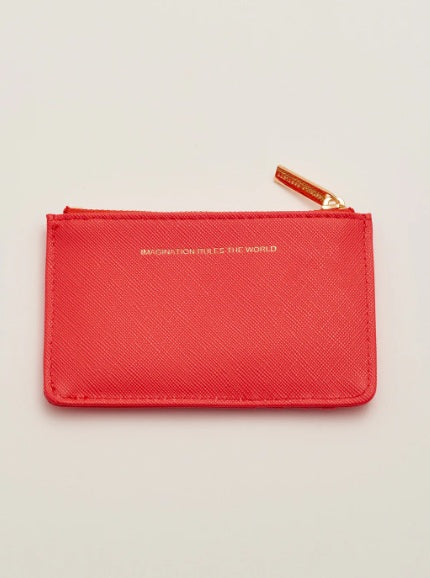 Coral Clutch Wallet