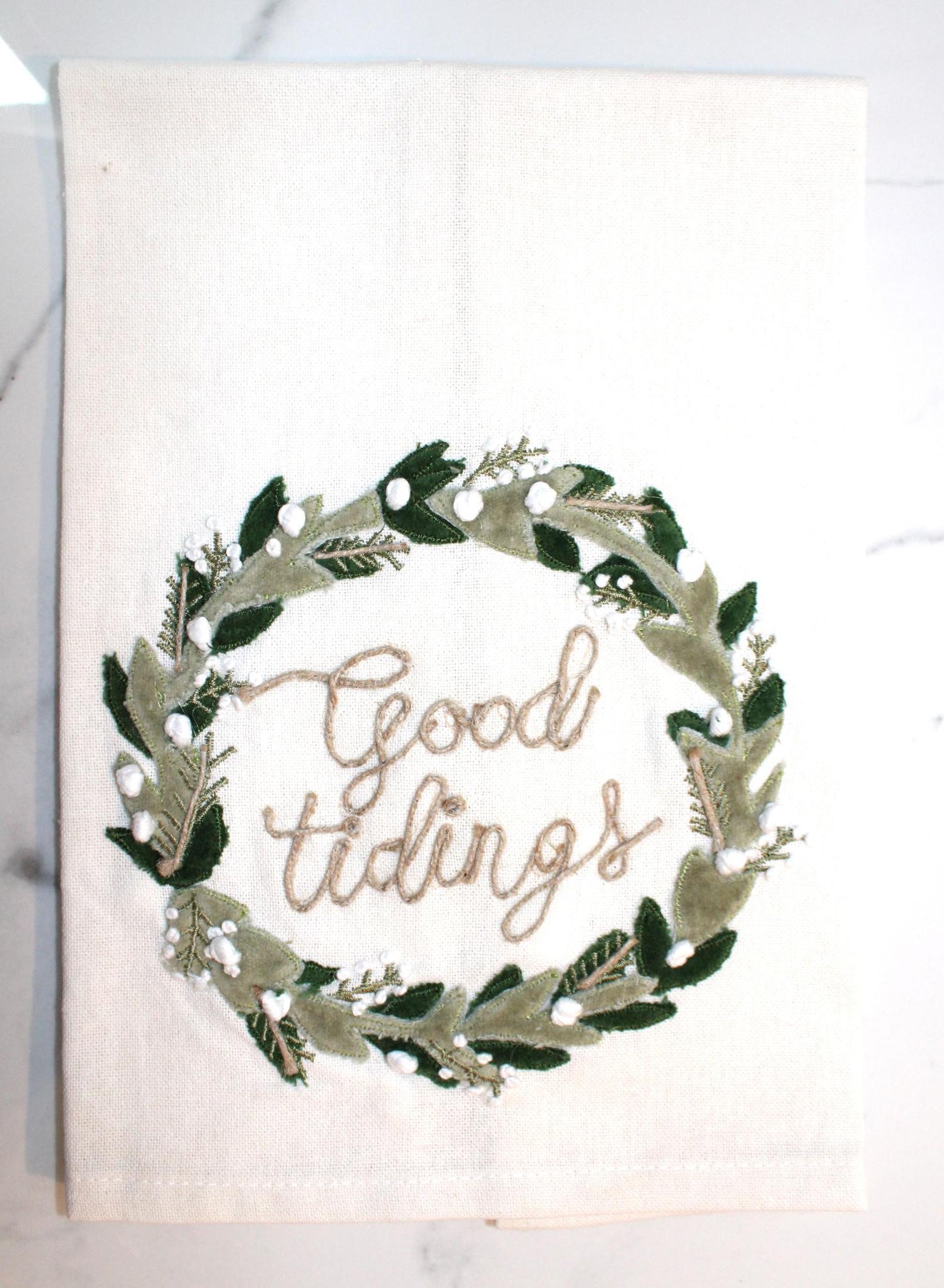 Good Tidings Holiday Towel