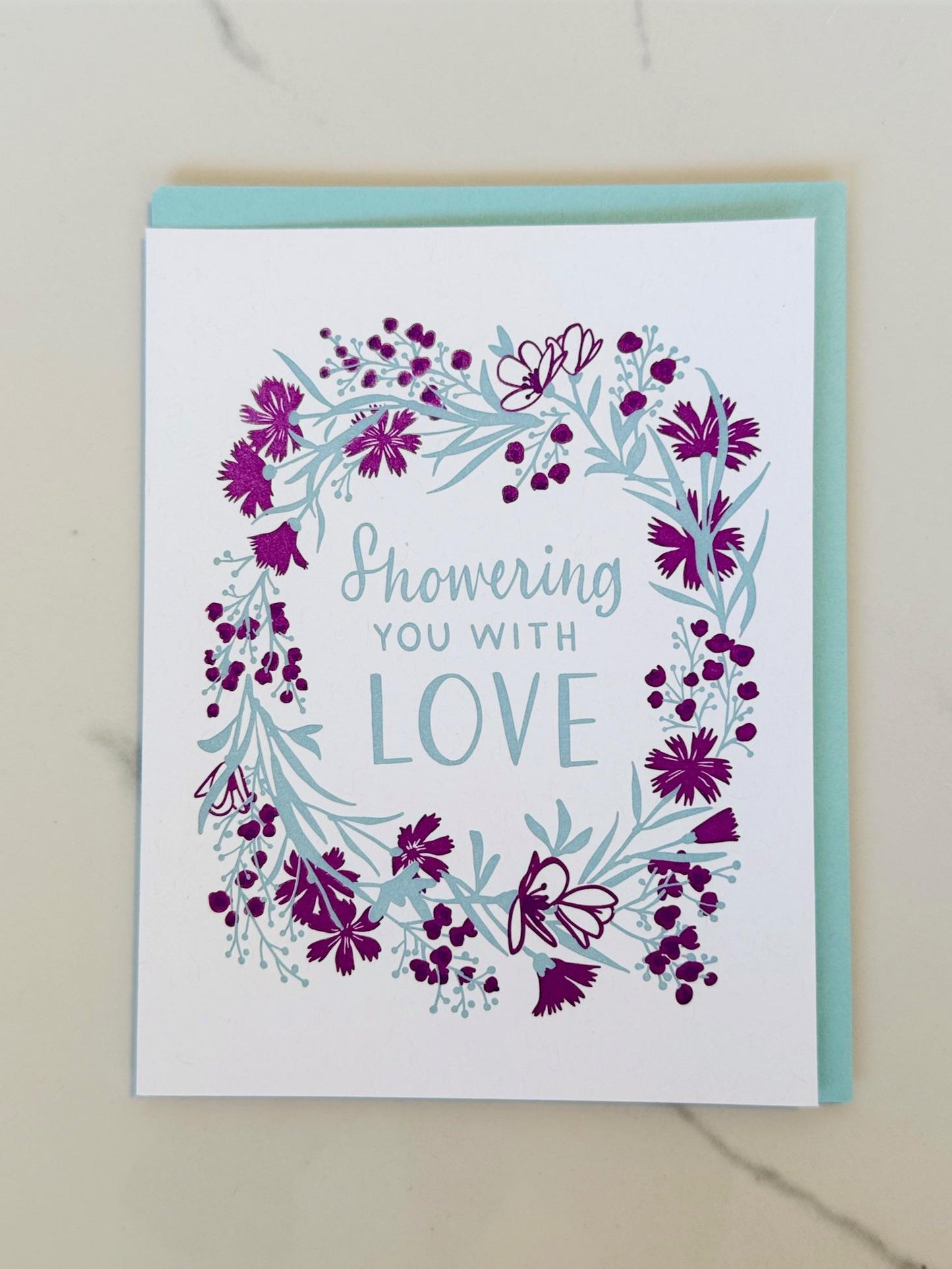 Showering You With Love Greeting Card