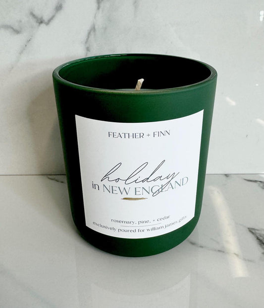 Green Holiday in New England Candle