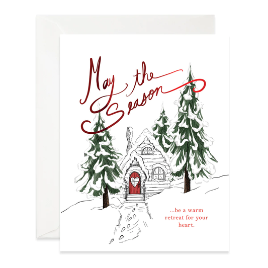 Warm Retreat Holiday Card