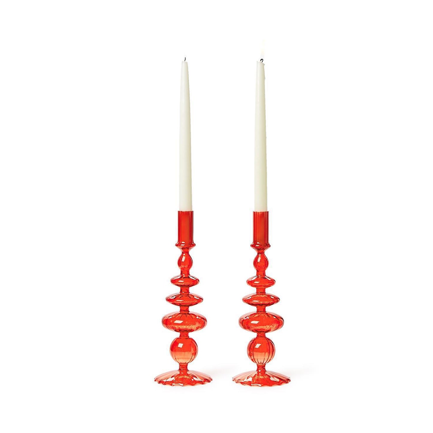 Glass Blown Candleholder