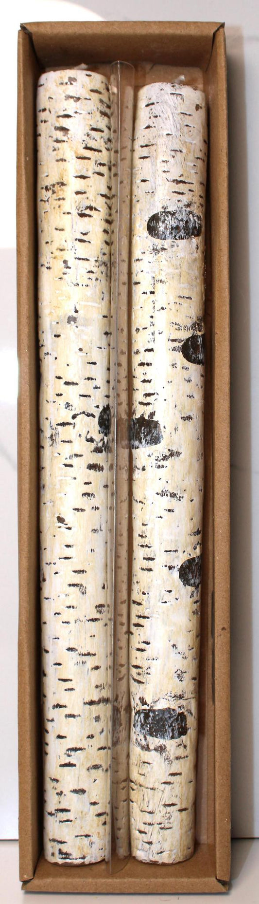 Birch Bark Taper Candles