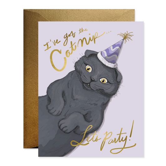 Catnip Birthday Card