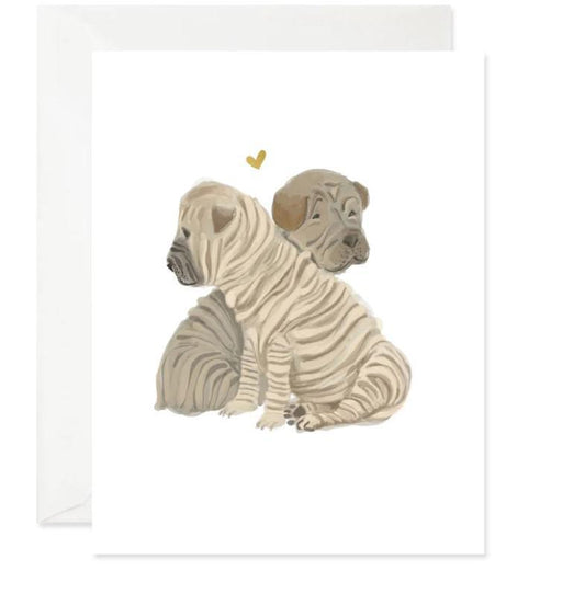 Shar Pei Love Card