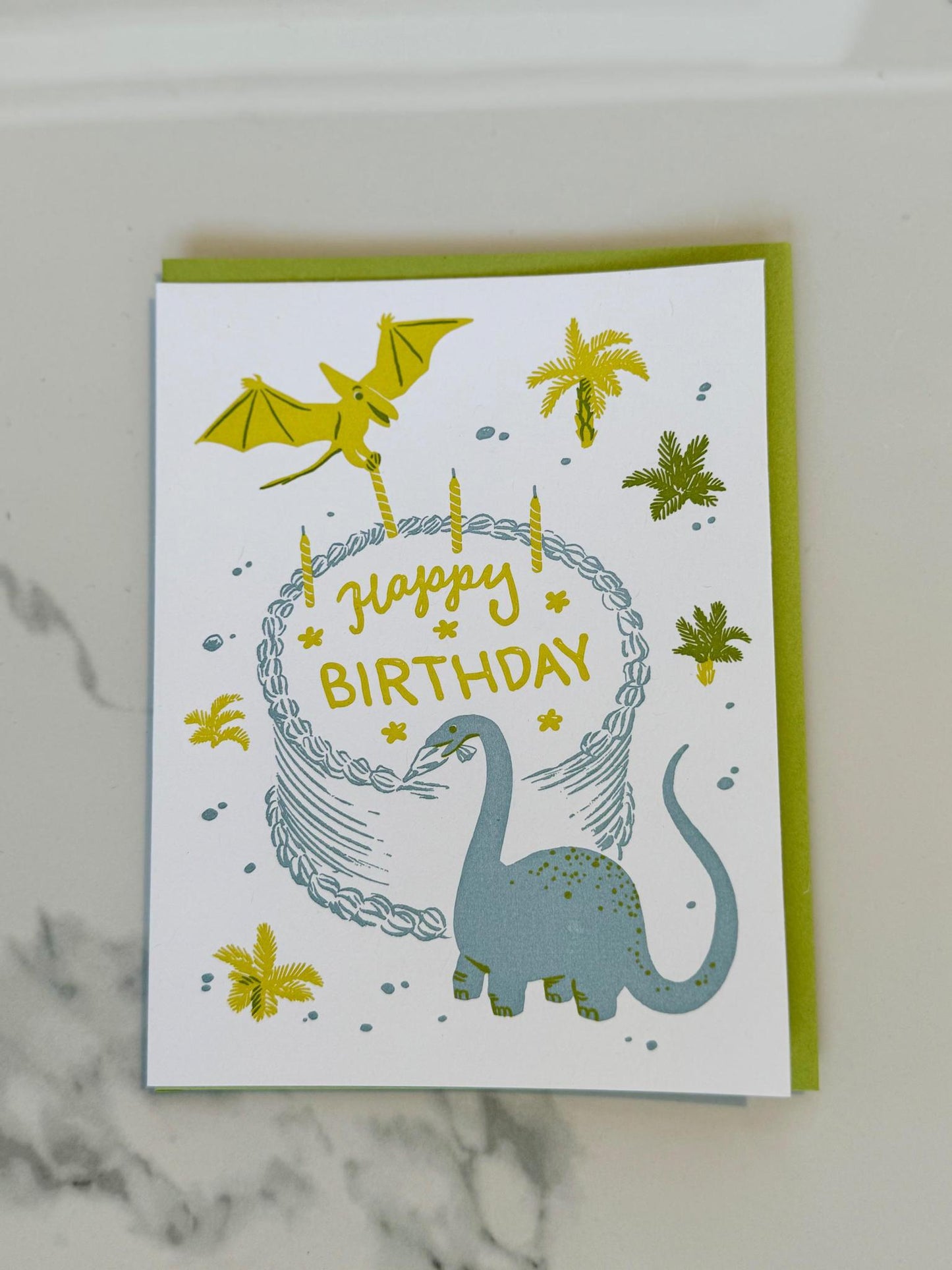 Dinosaur Birthday Greeting Card