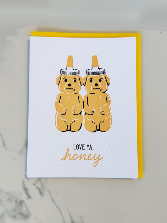 Honey Bears Greeting Card