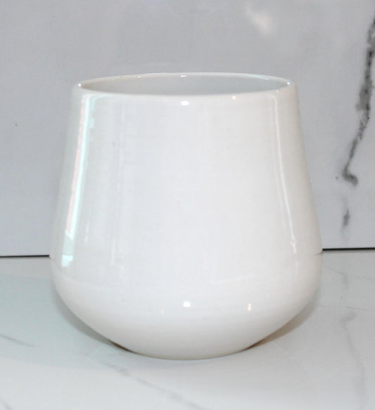 White Ceramic Tumbler