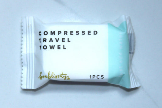 Compressed travel towel