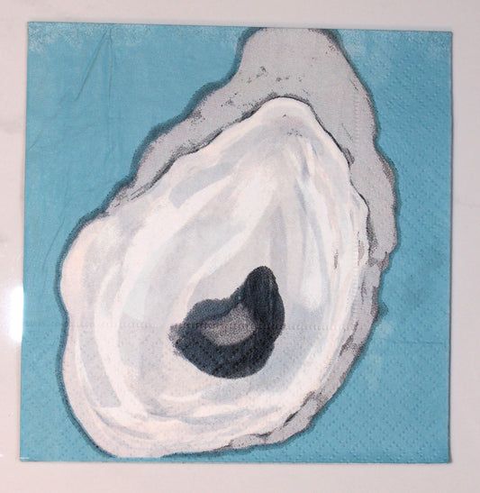 Blue Oyster Cocktail Napkins