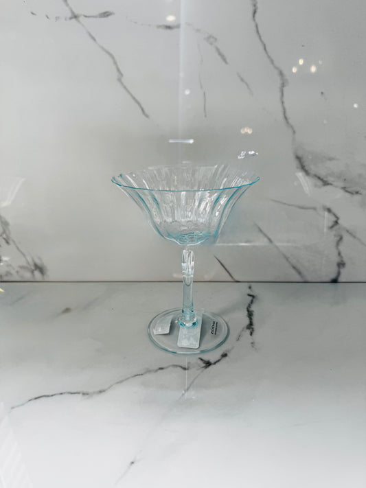 Cocktail Coupe Glass - Blue