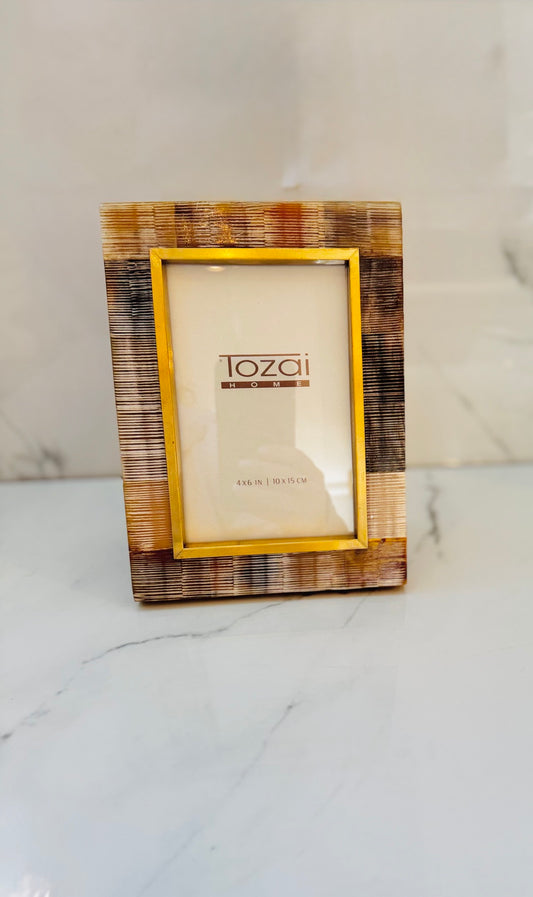 4x6 Chiseled Horn Photo Frame