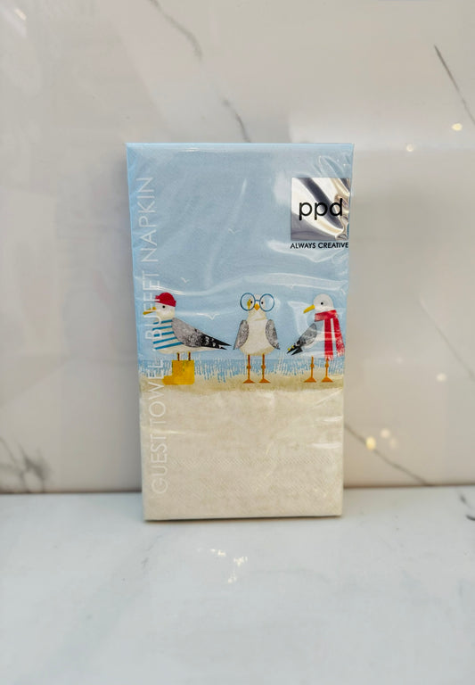Sassy Seagulls Guest Napkins