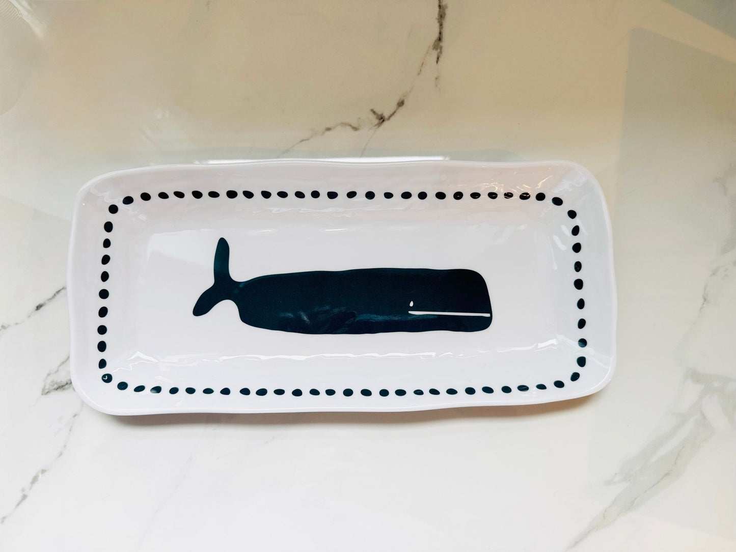 Melamine Whale Serving Platter