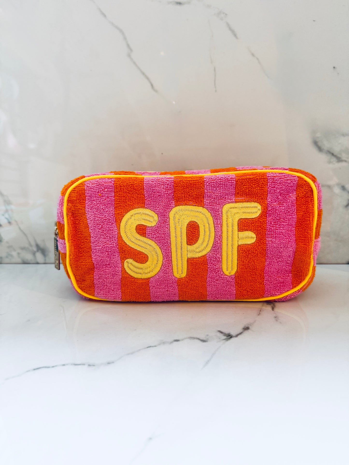 SPF Terry Cloth Zip Case