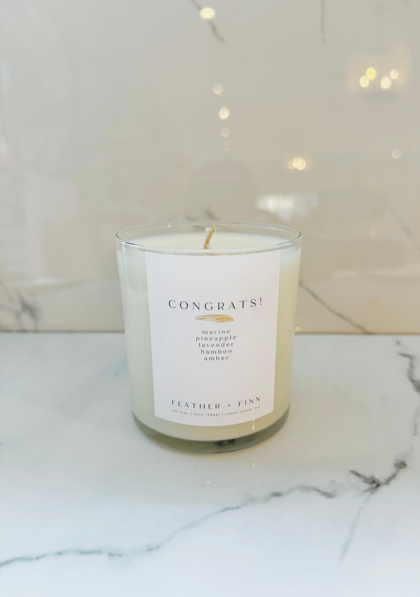 Congratulations Candle
