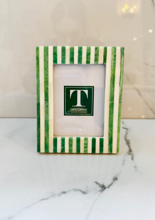 Green and White Mini Frame