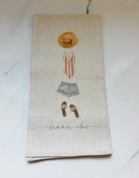 Summer Vibes Hand Towel