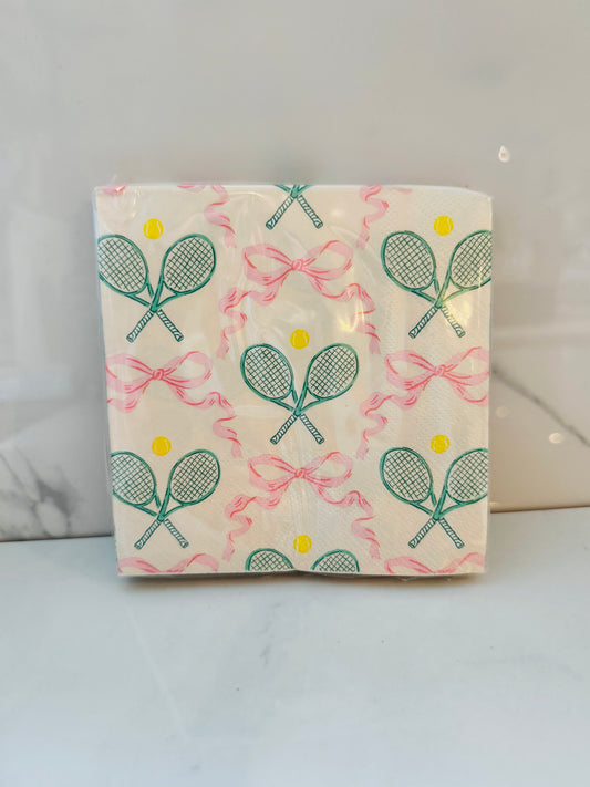 Tennis Bow Cocktail Napkins