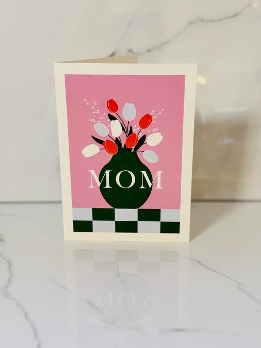 Tulip Vase Mother's Day Card