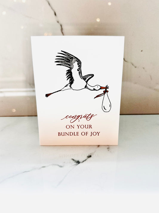 Congrats on Your Bundle of Joy Card