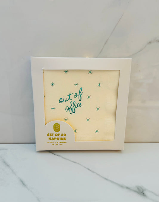 Out of Office Cocktail Napkins