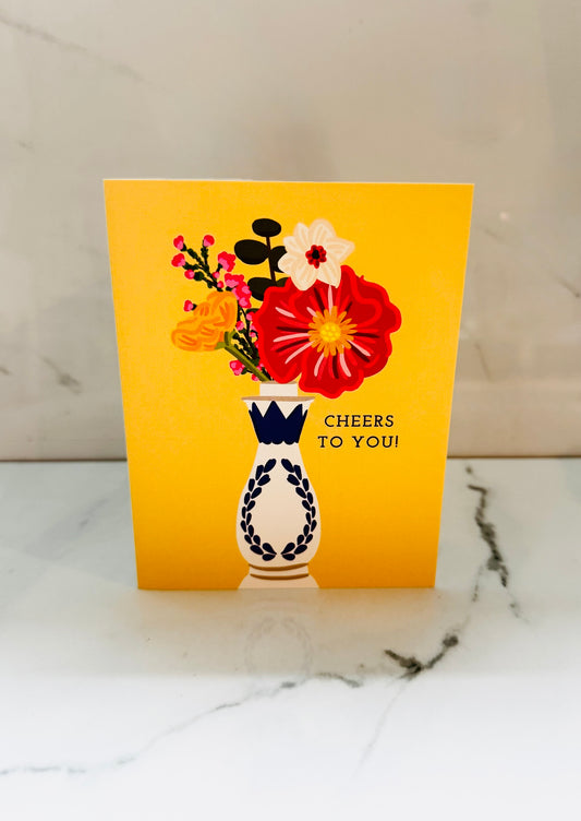Azul Cheers Greeting Card