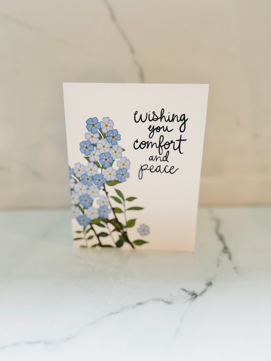Comfort Peace Card