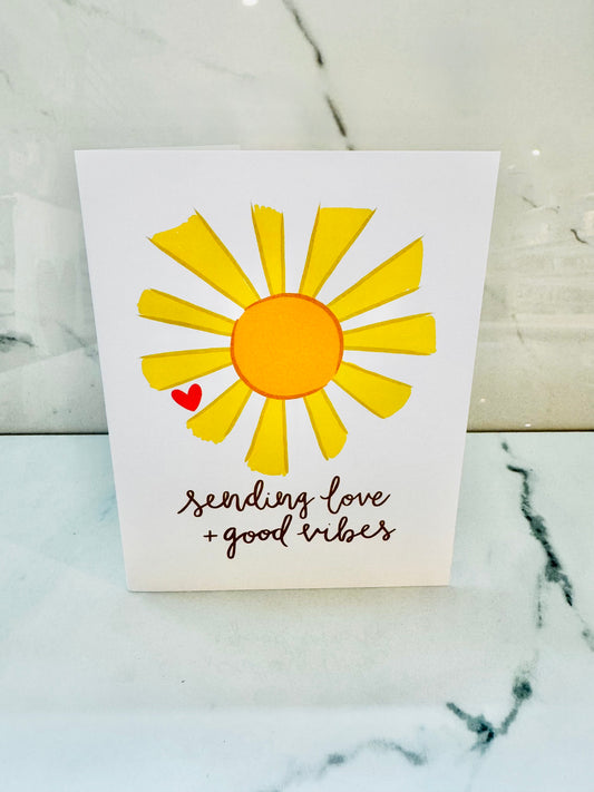 Love + Good Vibes Card