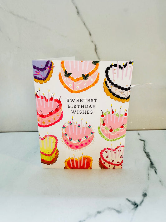 Sweetest Birthday Cakes Card