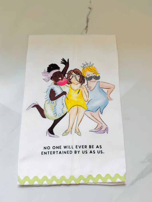Girlfriends Funny Entertaining Hand Towel