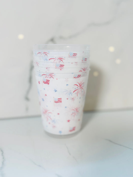 4th of July Party Cups - Fireworks
