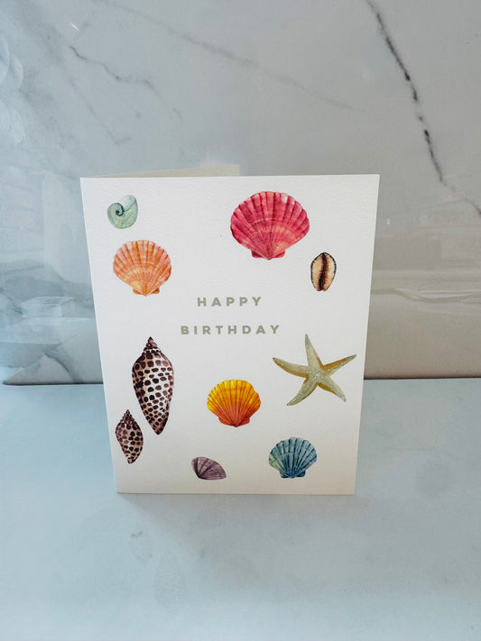 Shell Collector Birthday Card